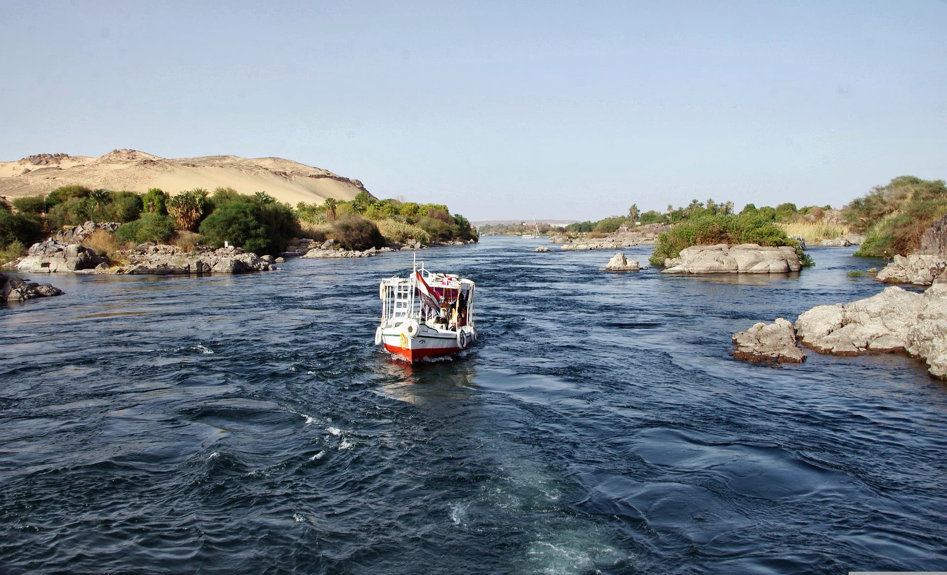 Asuán Río Nilo Egipto